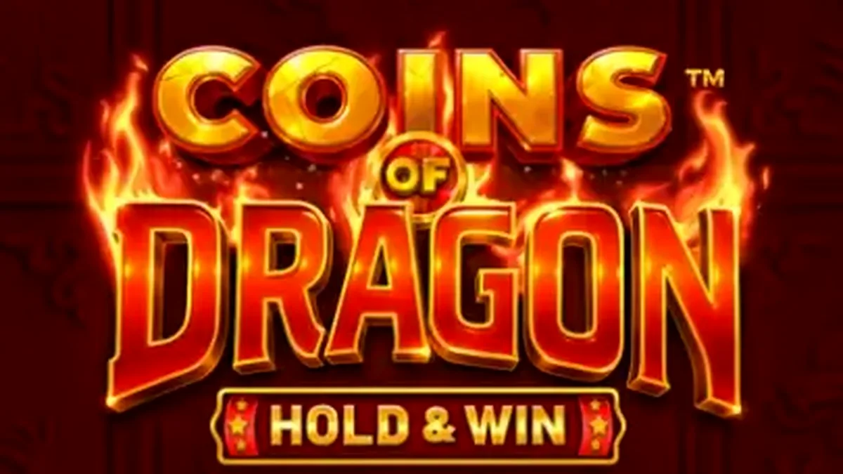 Interface do jogo de slot Coins of Dragon com tema oriental e dragão dourado